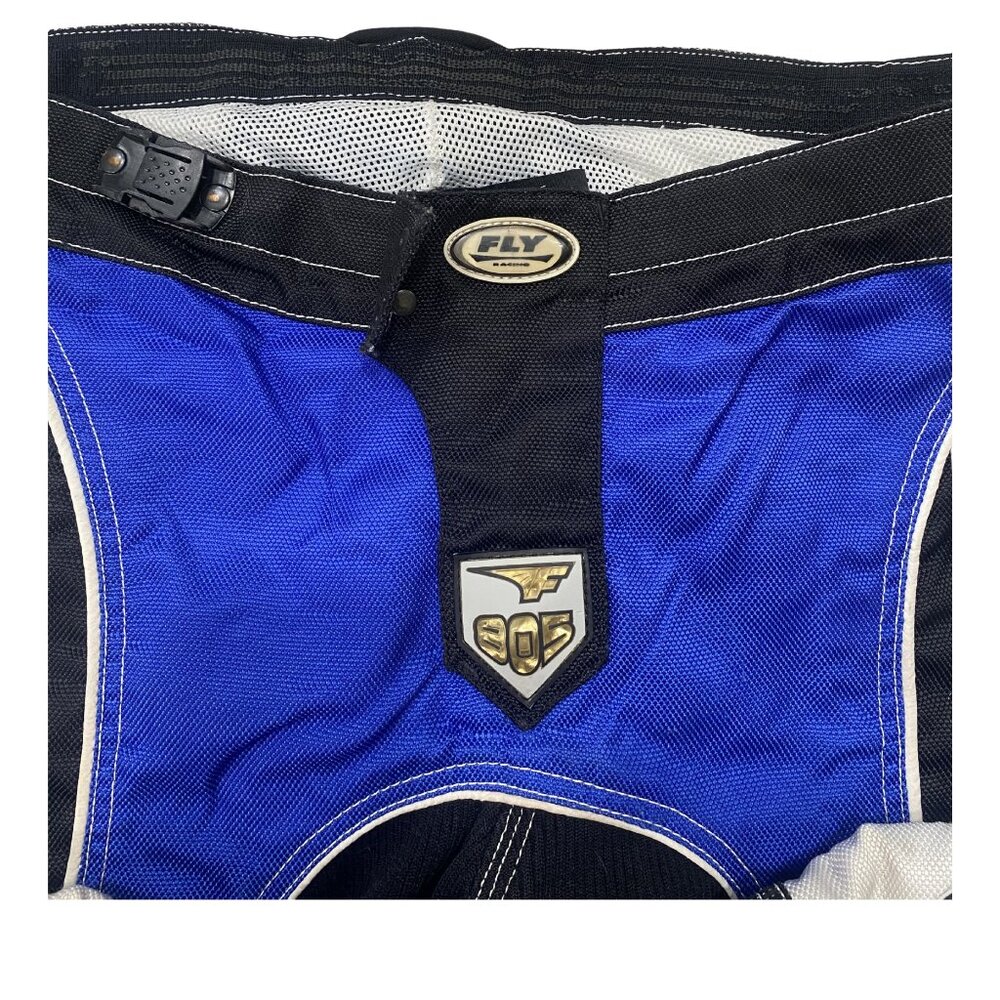 Fly Racing Pants Style 805 Mens 32 Blue White BMX Motocross ATV RN# 104096 - Picture 4 of 9
